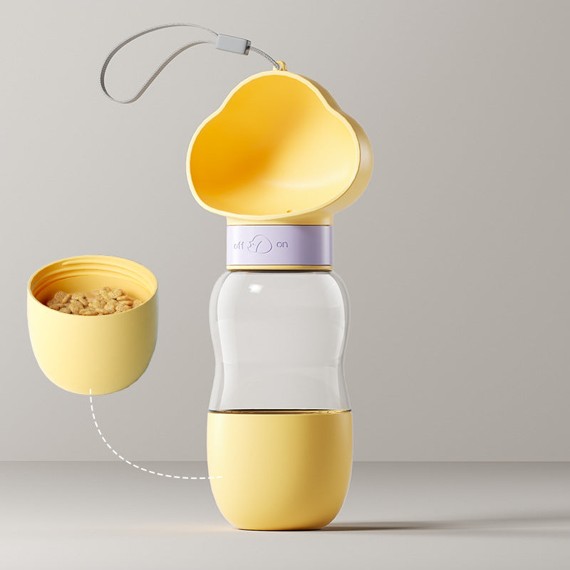 Portable Dog Water Bottle With Integrated Drinking Cup