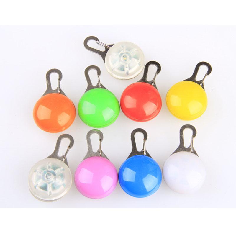 LED Dog Collar Light Clip-On Glow Pendant for Night Walks