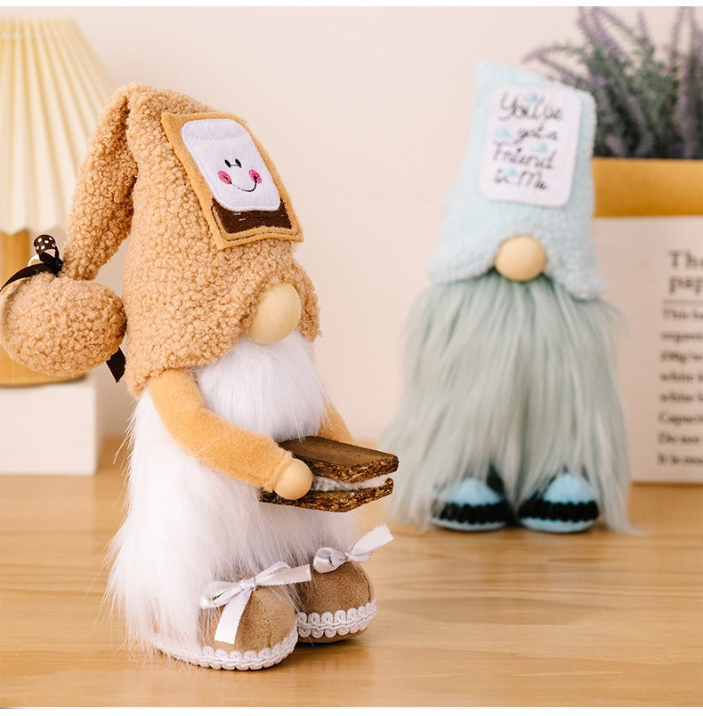 Plush Gnome Ornament for Cozy, Whimsical Home Decor