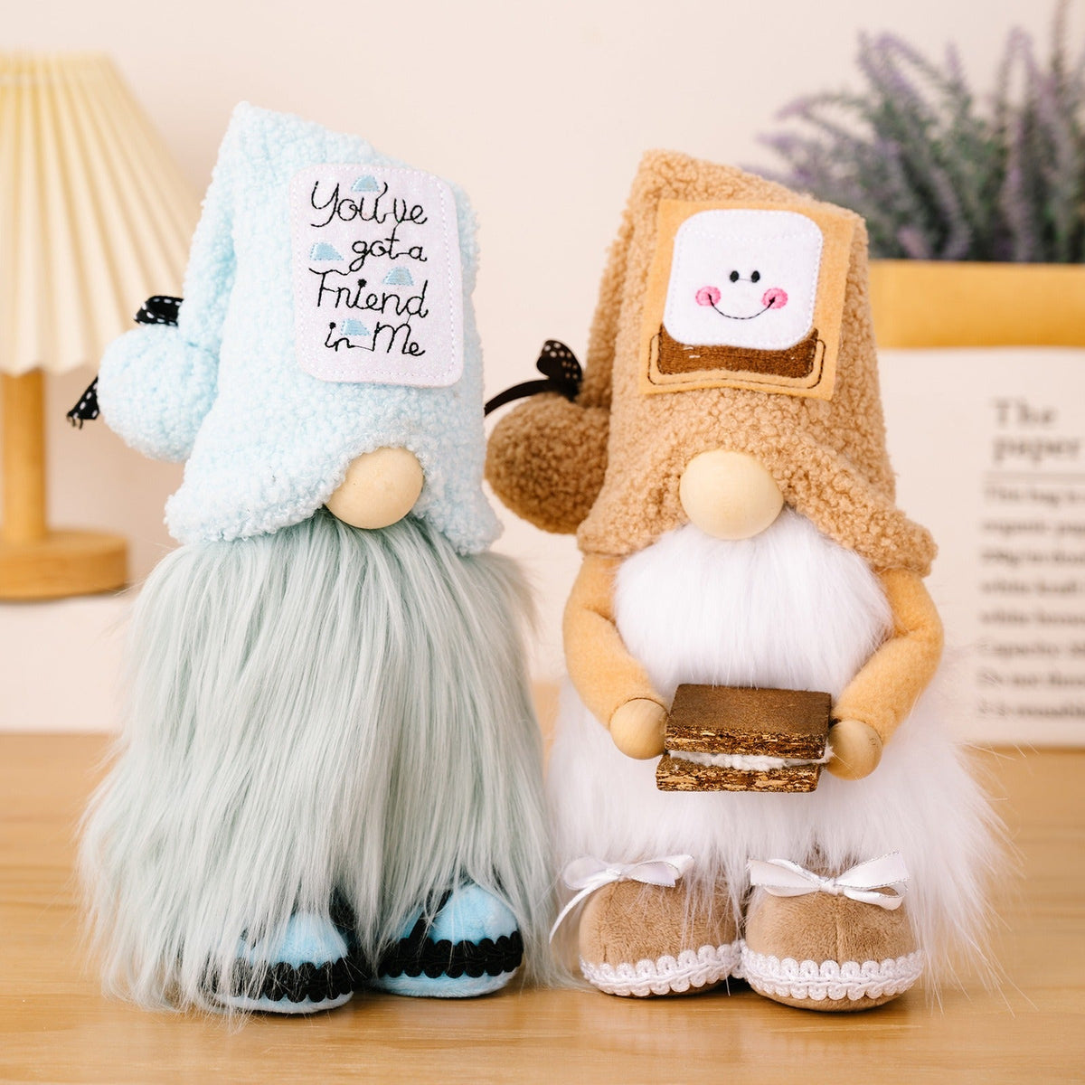 Plush Gnome Ornament for Cozy, Whimsical Home Decor