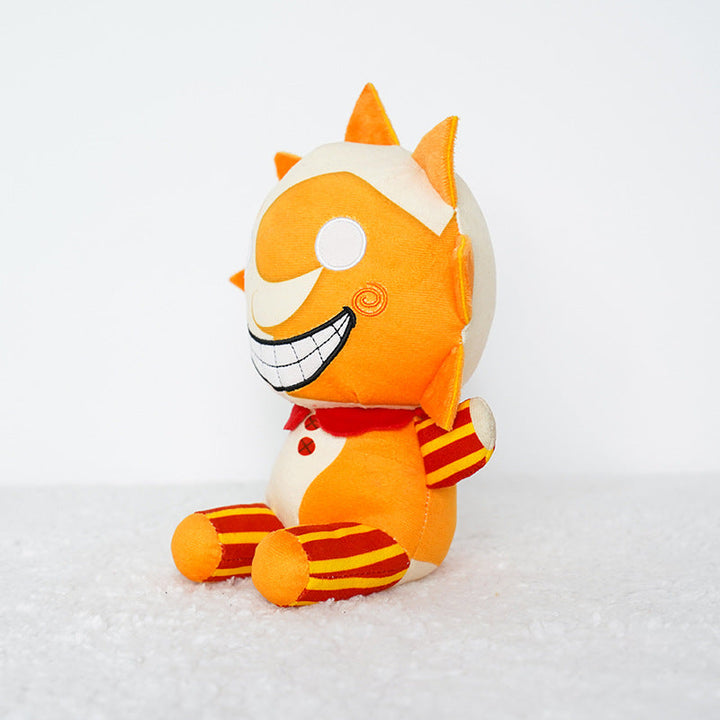 FNAF Sun Clown Plush Toy for Playful Bedroom Displays