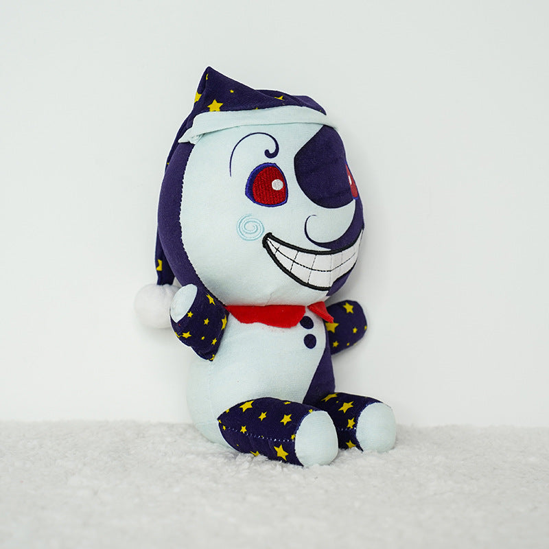 FNAF Sun Clown Plush Toy for Playful Bedroom Displays