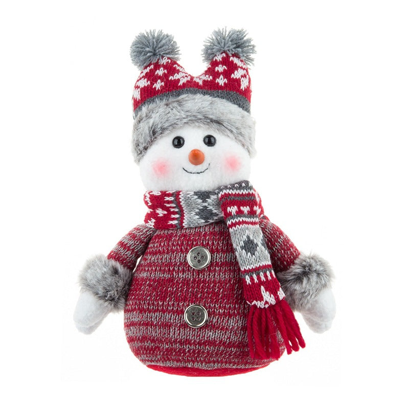 Snowman Christmas Doll Decor for Cozy Holiday Displays