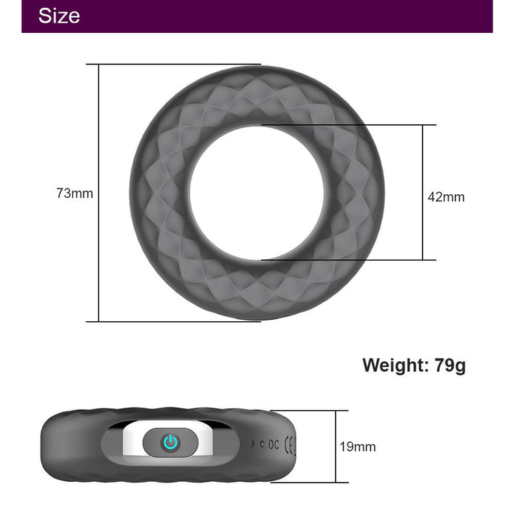 Rechargeable Vibrating Ring for Couple-Focused Intimacy