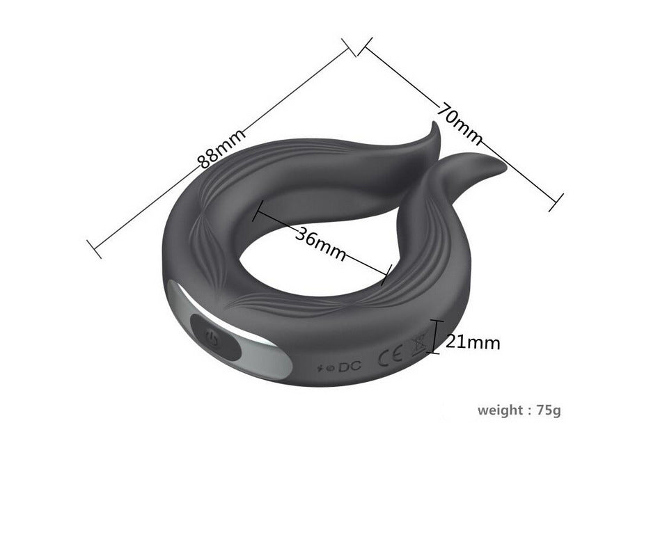 Rechargeable Vibrating Ring for Couple-Focused Intimacy