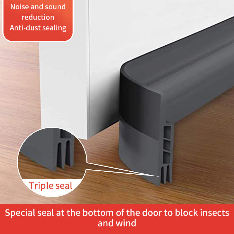 Door Bottom Seal Strip for Drafts, Dust & Noise Control
