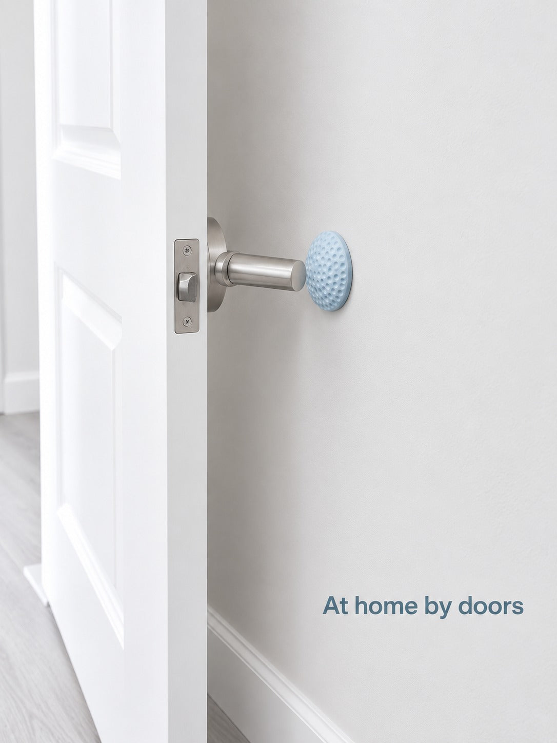Doorknob Wall Protector Shockproof Rubber Pad for Walls
