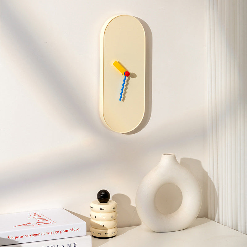 Dopamine Wall Clock for Playful Modern Home Decor