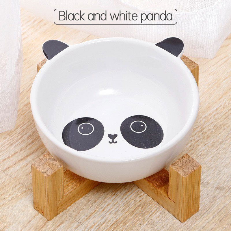 Elevated Ceramic Pet Bowl for Cleaner Daily Feeding