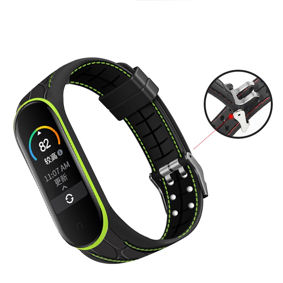 Replacement Silicone Strap for Xiaomi Mi Band 3, 4, 5