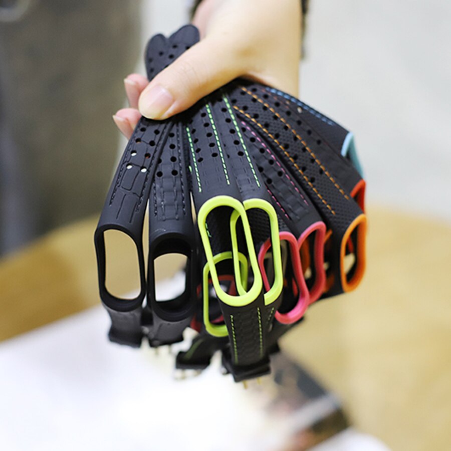 Replacement Silicone Strap for Xiaomi Mi Band 3, 4, 5