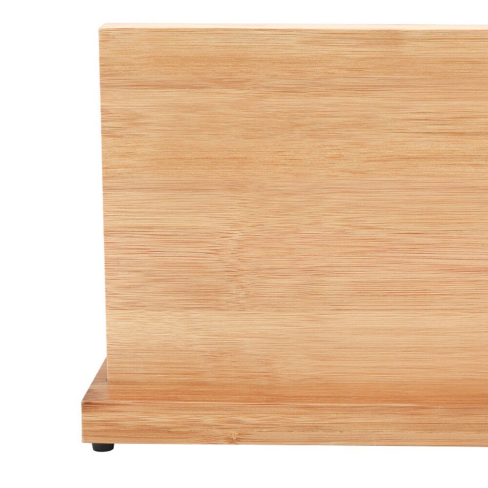 Bamboo Magnetic Knife Holder for Countertop Storage