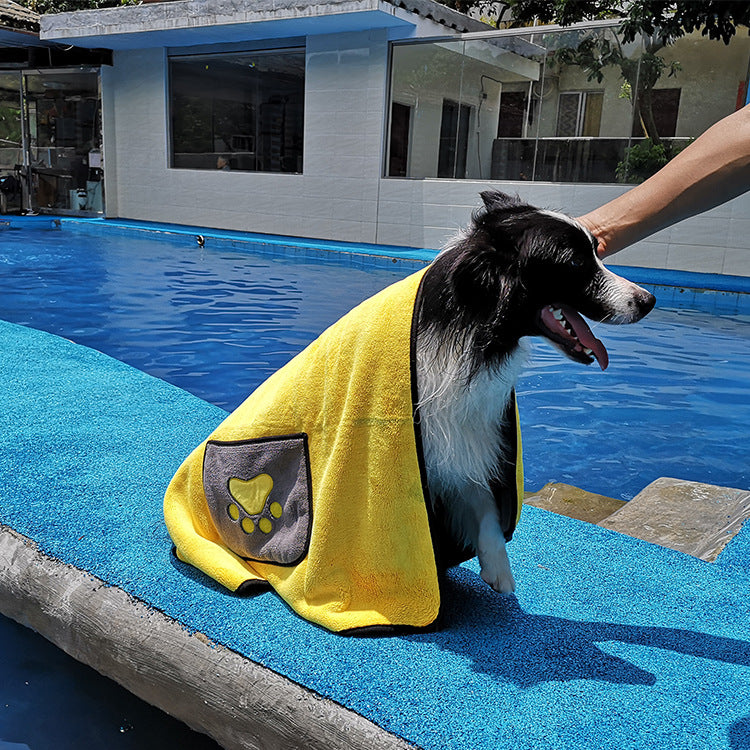 Pet Bath Towel Blanket for Fast, Cozy Post-Bath Drying
