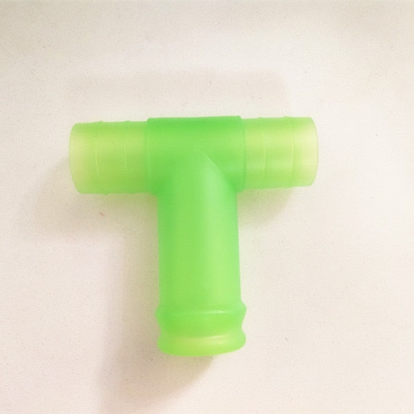 Double Snorkel Drinking Adapter for Two-Person Party Fun