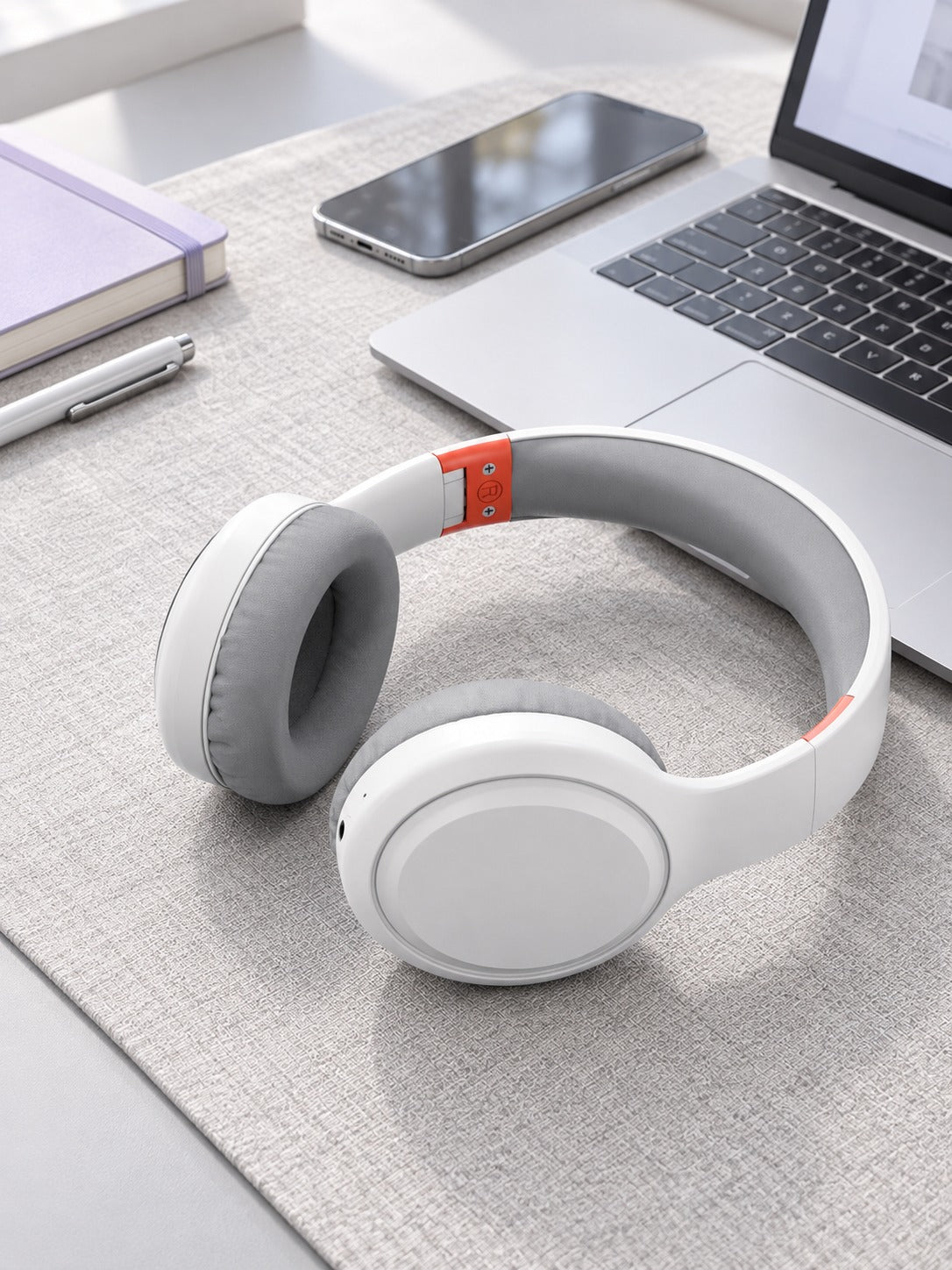Wireless Over-Ear Headphones with Plush Ear Cushions