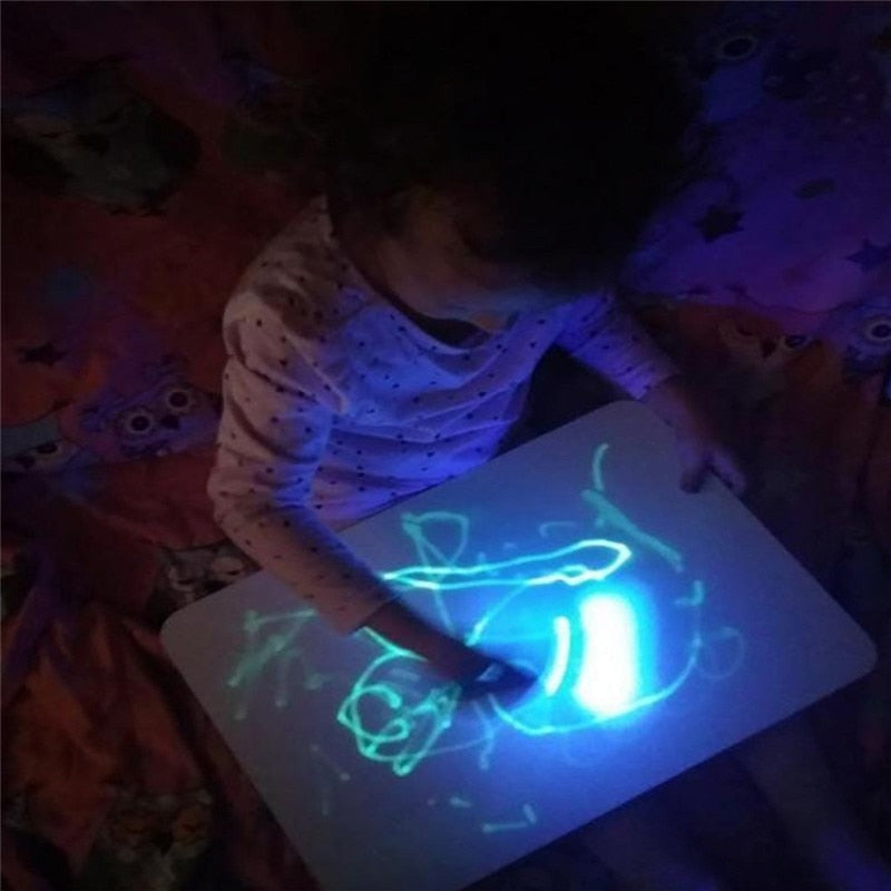 Glow Drawing Board for Kids That Draws in the Dark