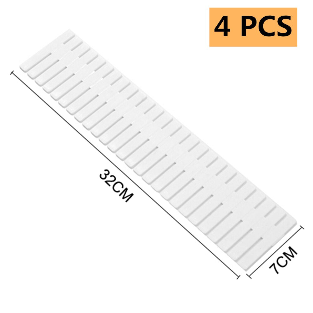 Adjustable Drawer Dividers 4pc - DIY Grid Organizer Panels