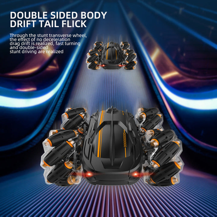 Remote Control Stunt Car With 4WD Drift And Lights