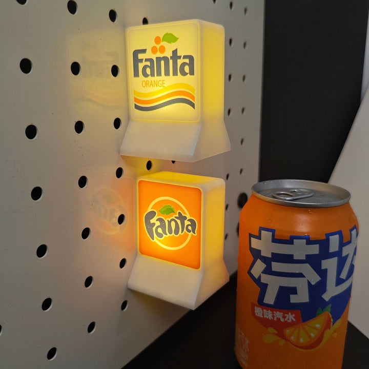 3D Beverage Fridge Magnet With Soft Glow Kitchen Decor