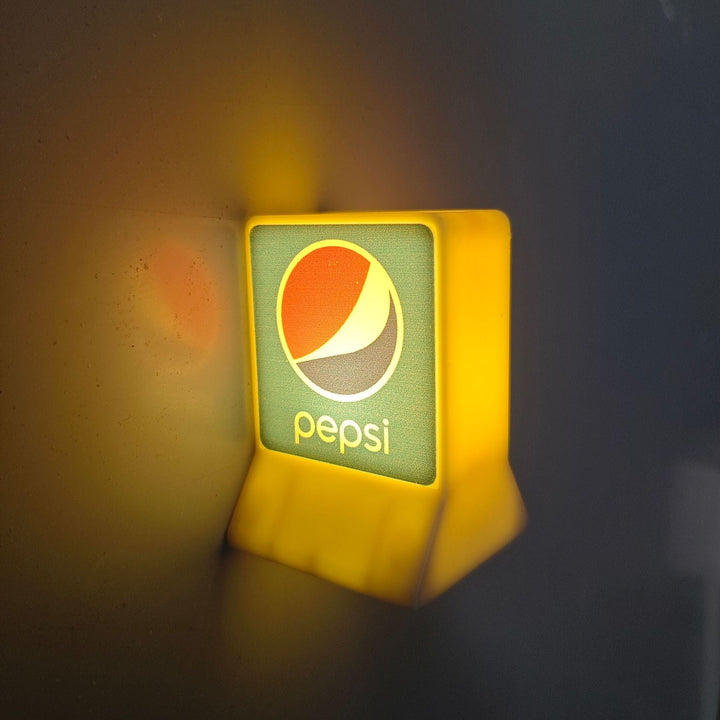 3D Beverage Fridge Magnet With Soft Glow Kitchen Decor