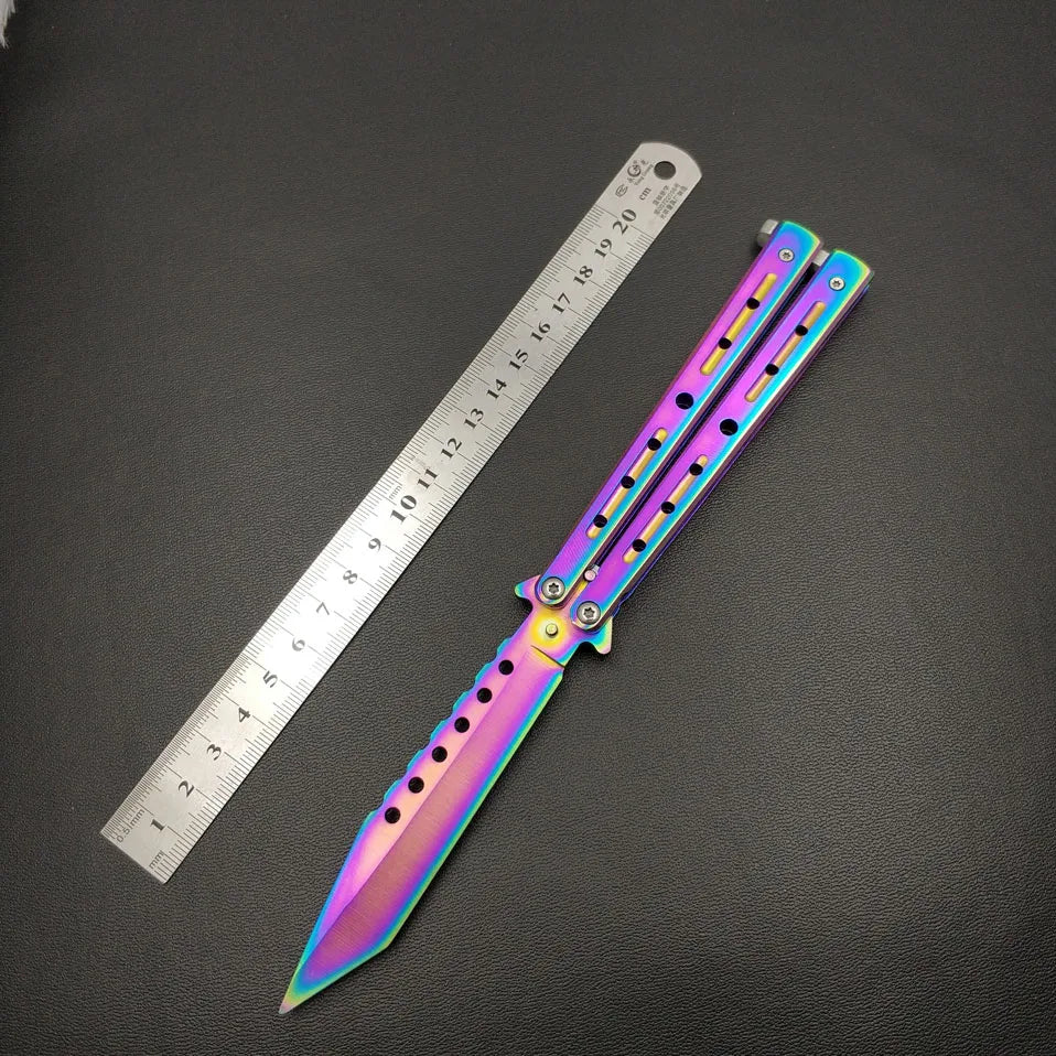 Butterfly Training Knife: Dull Practice Flipper Kit