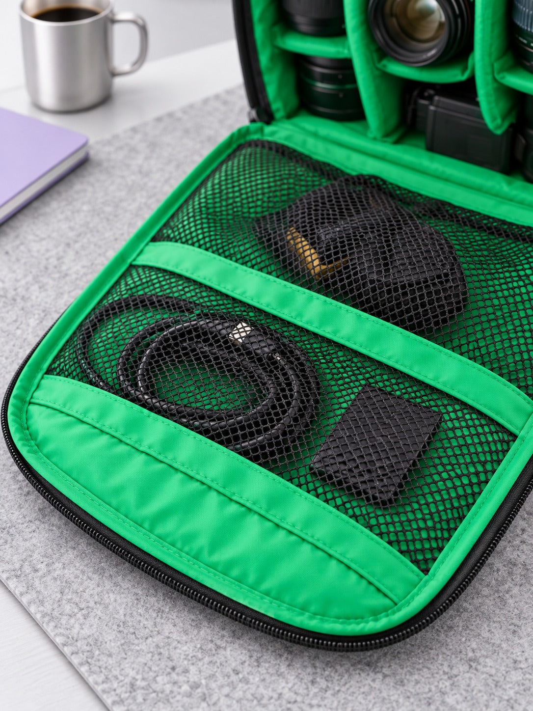 Waterproof DSLR Camera Backpack with Padded Dividers