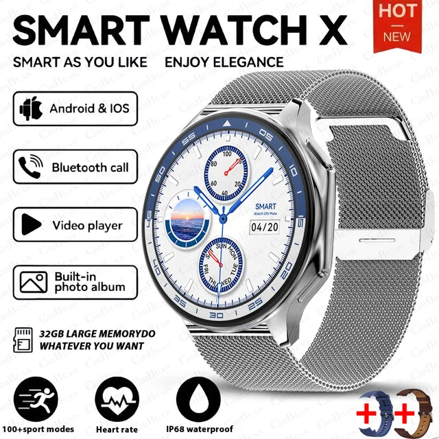 Smartwatch with Bluetooth Calling & Offline Music Playback