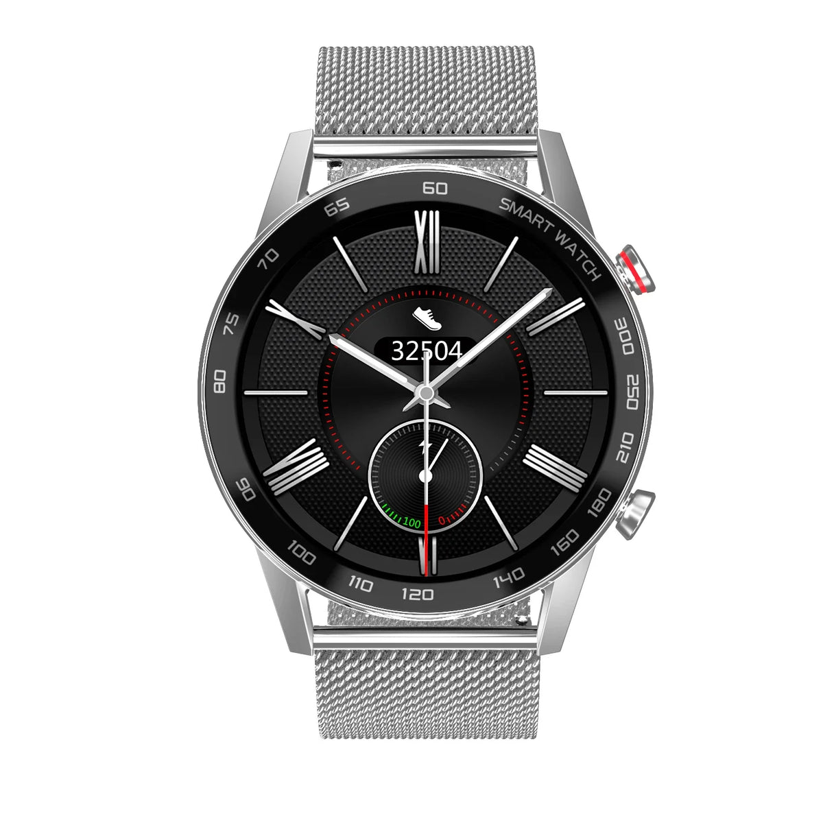 Fitness Smartwatch with Heart Rate and Interchangeable Straps