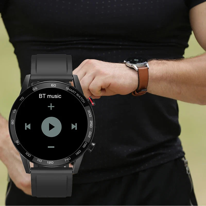 Fitness Smartwatch with Heart Rate and Interchangeable Straps