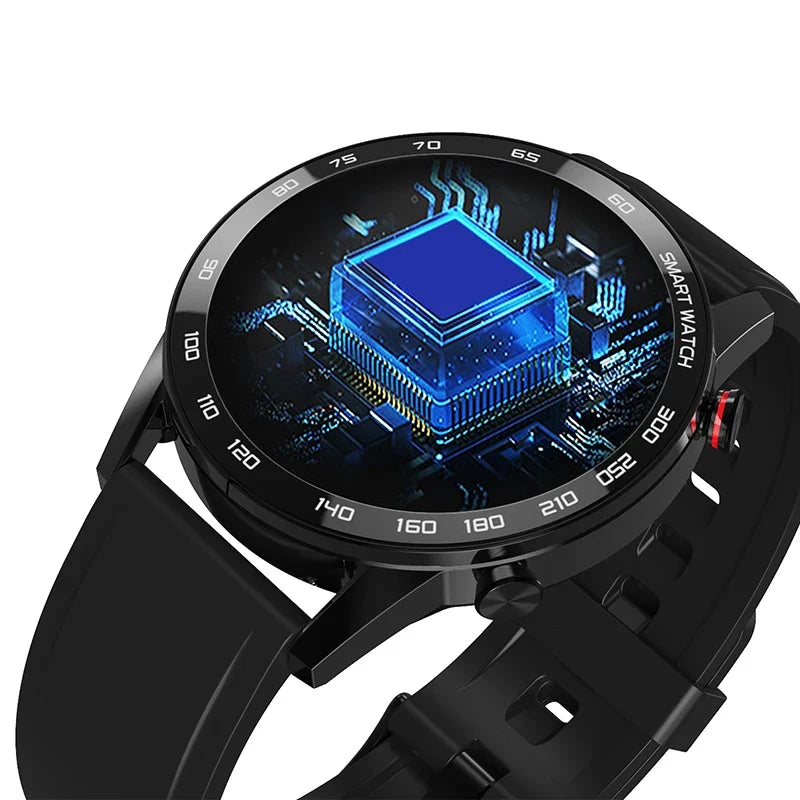 Fitness Smartwatch with Heart Rate and Interchangeable Straps