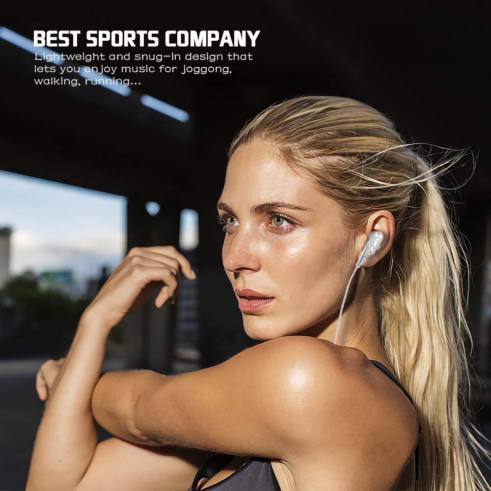 Wired Earphones with Deep Bass & Mic for iPhone, Android