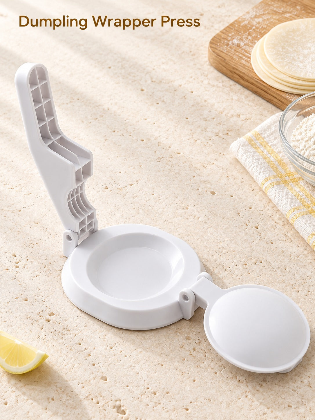 Dumpling Skin Press Mold for Homemade Jiaozi Wrappers