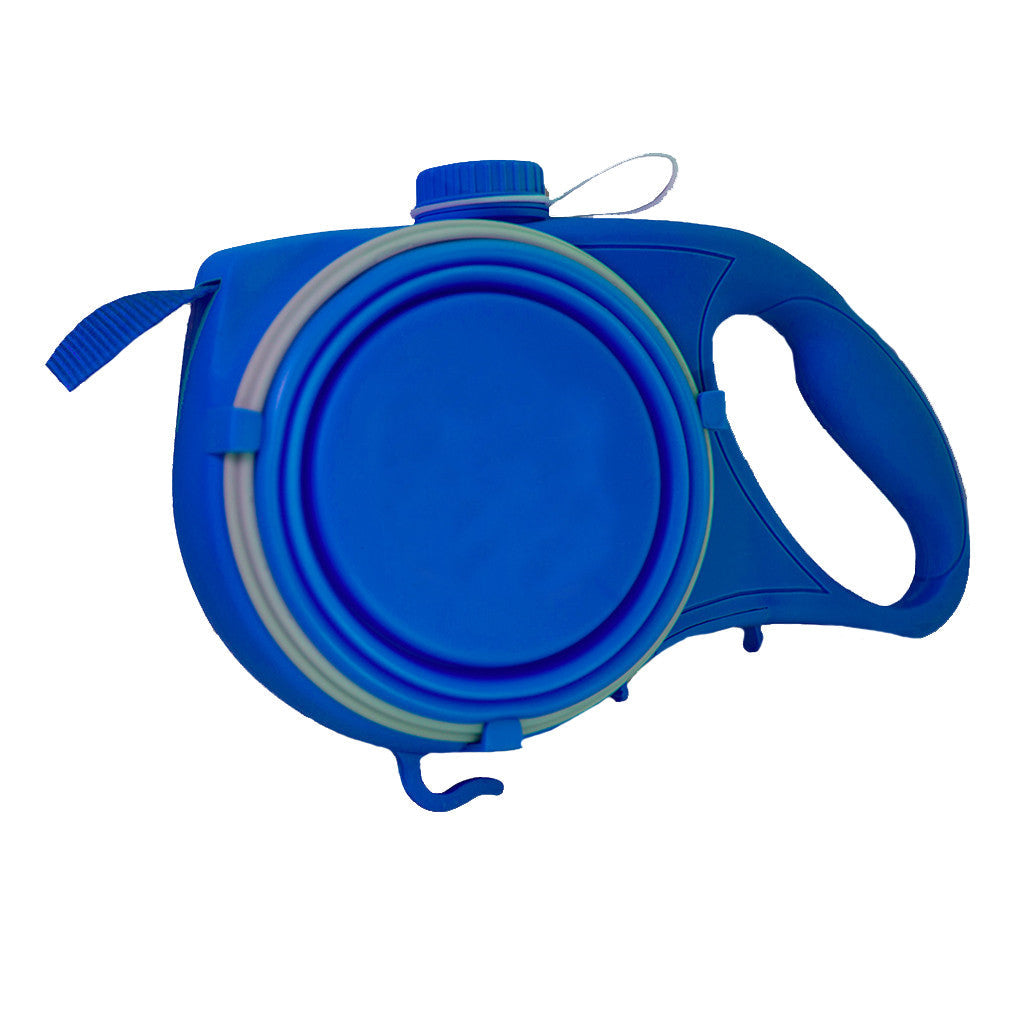 Retractable Dog Leash With Built-In Walking Essentials