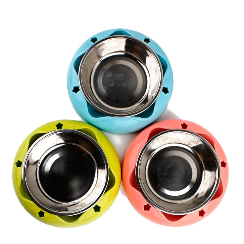 Stainless Steel Pet Bowl With Non-Slip Base for Cats