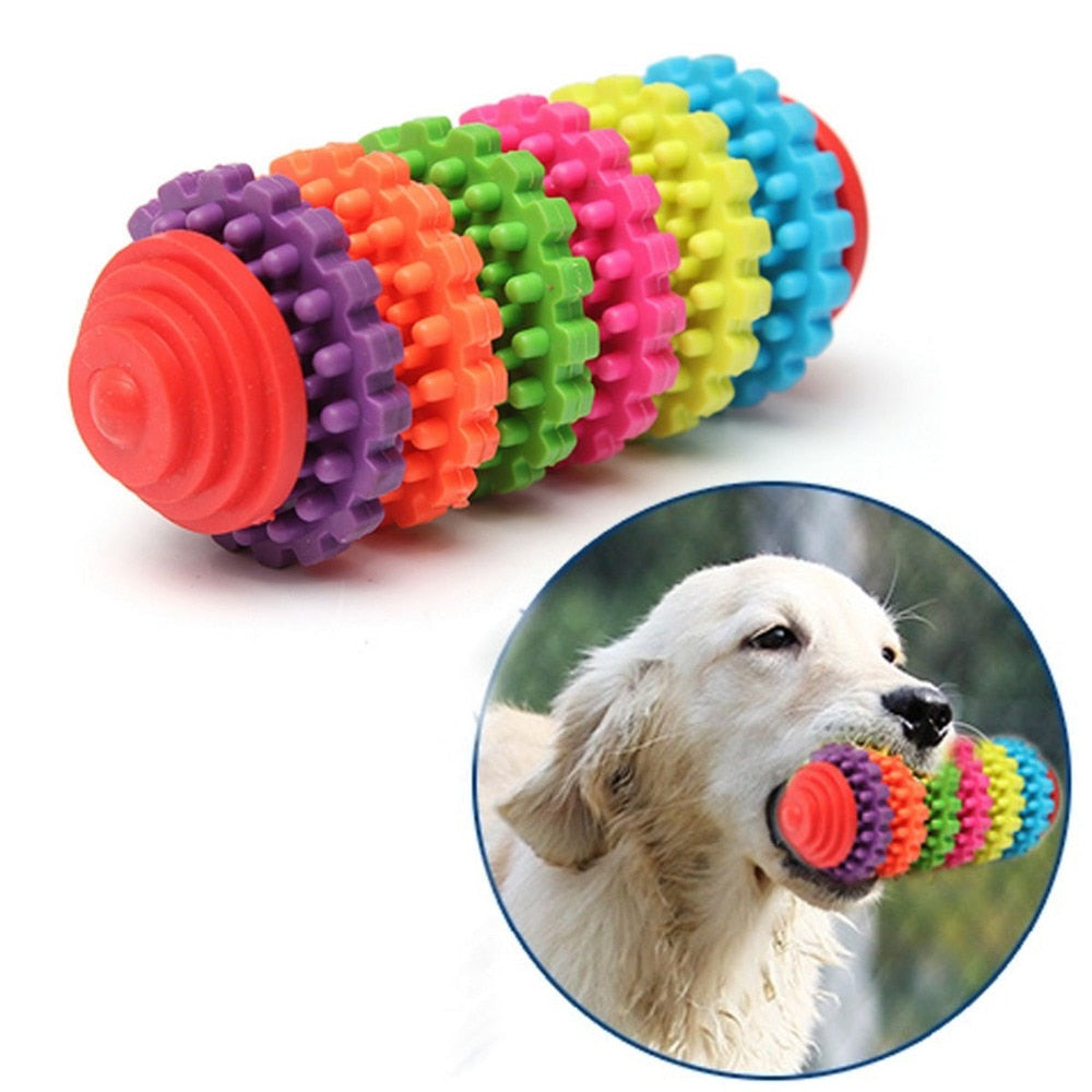 Rubber Dog Chew Toy for Dental Play & Boredom Relief