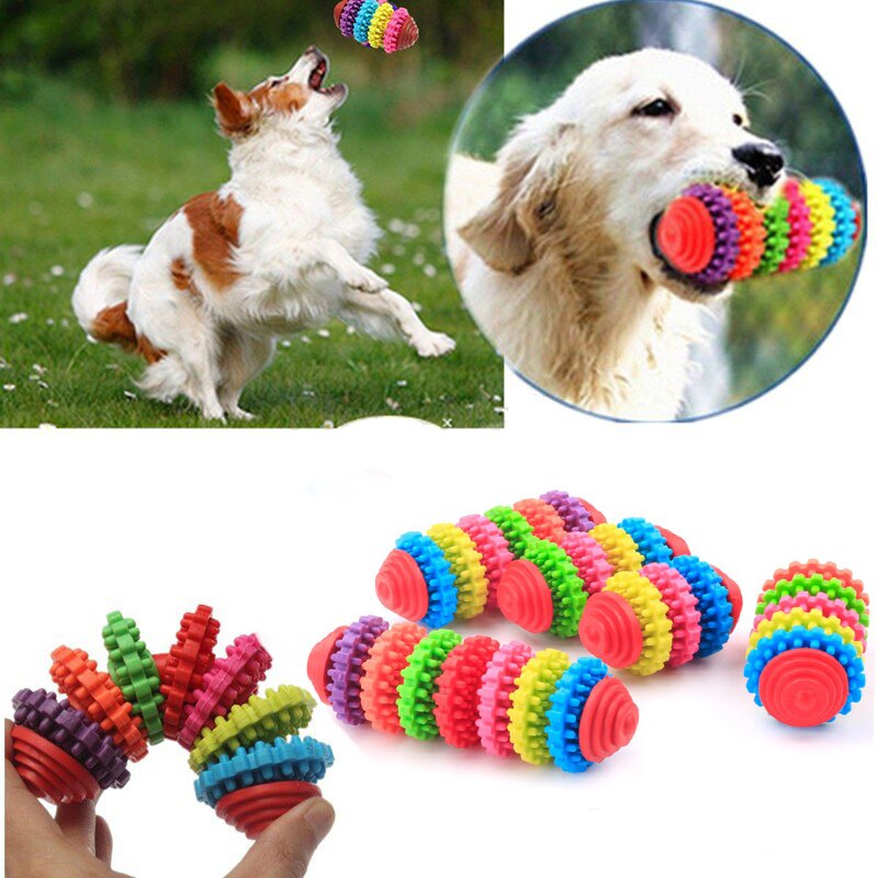 Rubber Dog Chew Toy for Dental Play & Boredom Relief