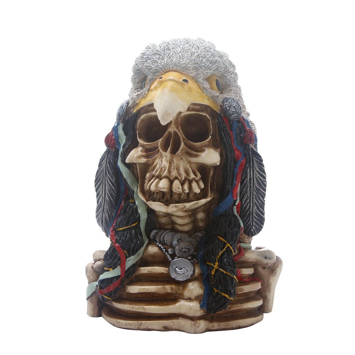 Eagle Skull Figurine for Distinctive Gothic Home Decor