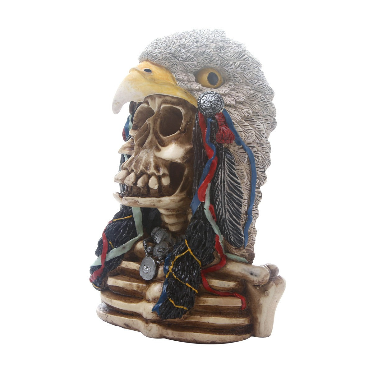 Eagle Skull Figurine for Distinctive Gothic Home Decor