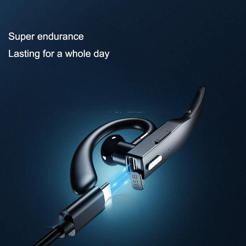 Single Ear Bluetooth Earphone for Calls and Driving
