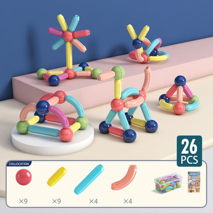 Magnetic Building Blocks for Creative STEM Learning