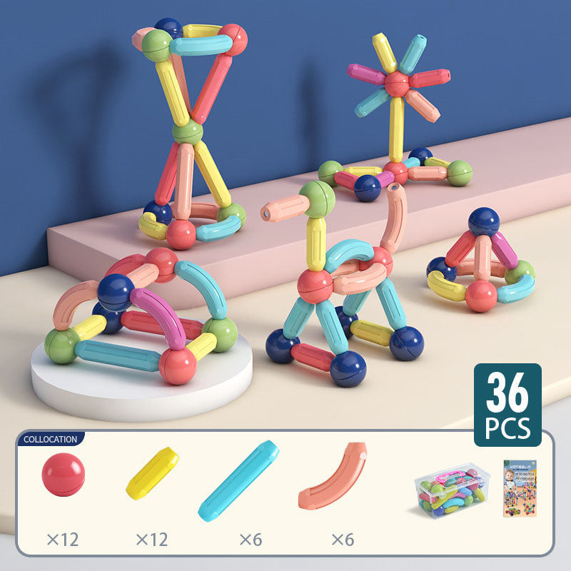 Magnetic Building Blocks for Creative STEM Learning