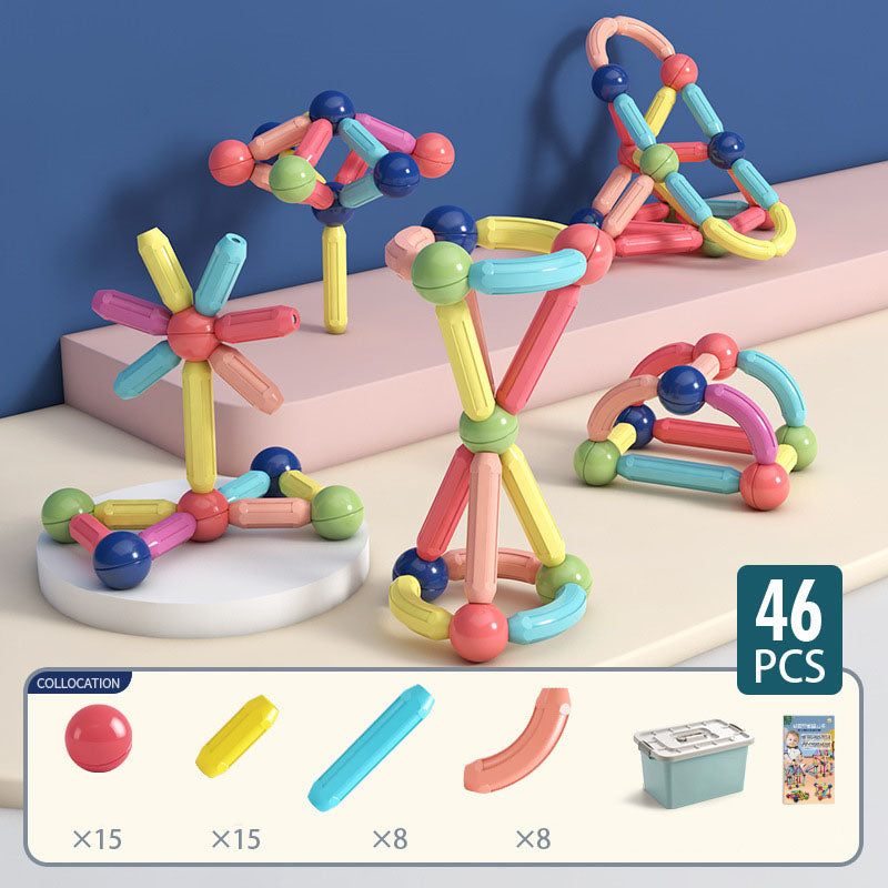 Magnetic Building Blocks for Creative STEM Learning