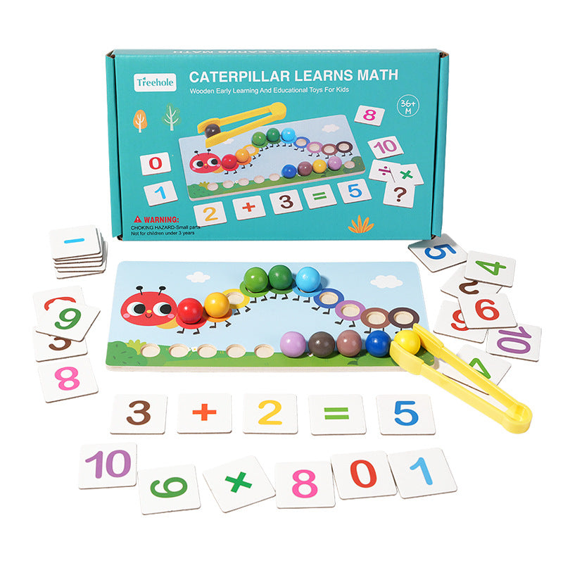Wooden Counting Toy for Hands-On Early Math Learning