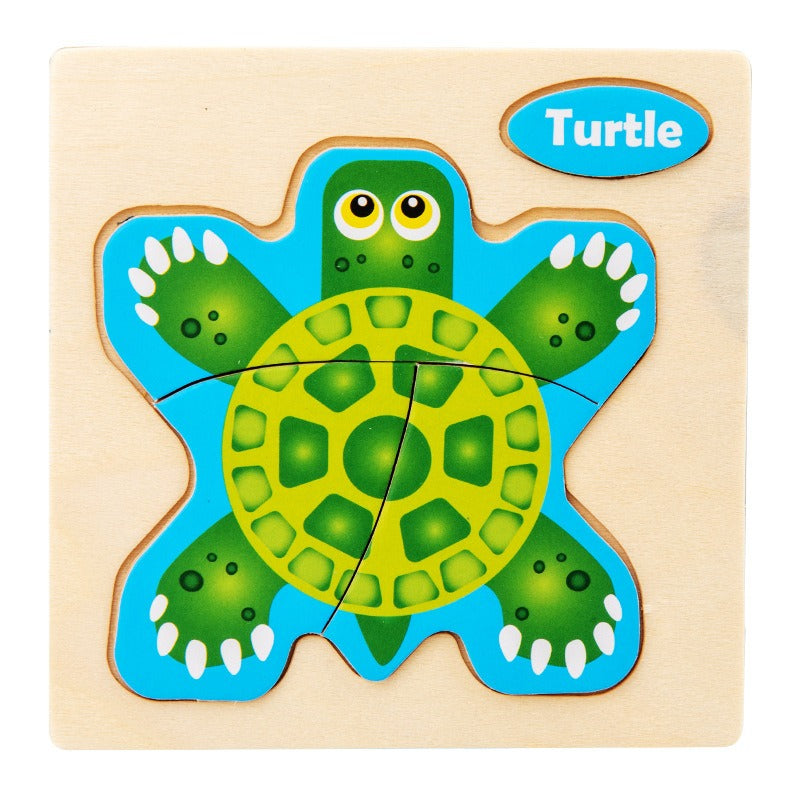 Wooden Matching Puzzles for Hands-On Early Learning