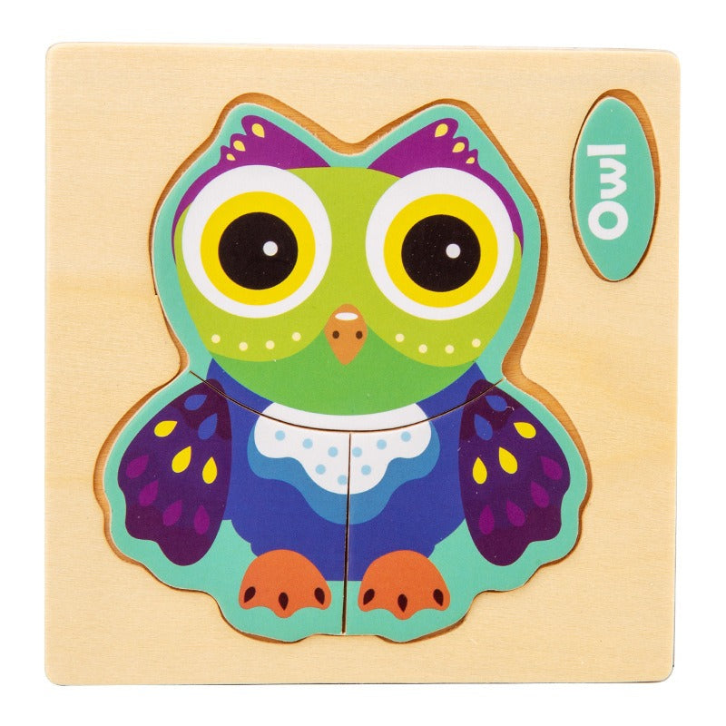 Wooden Matching Puzzles for Hands-On Early Learning