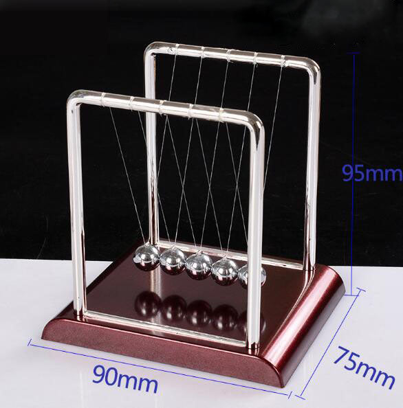 Newton's Cradle Desk Toy for Hands-On Physics Learning