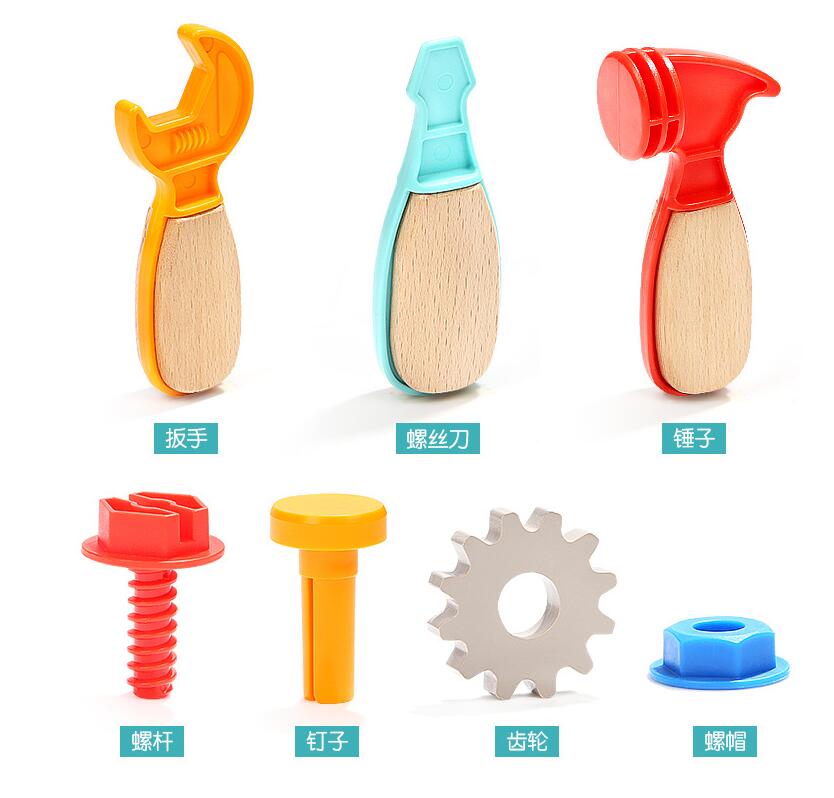 Wooden Construction Toy Truck for Hands-On Learning