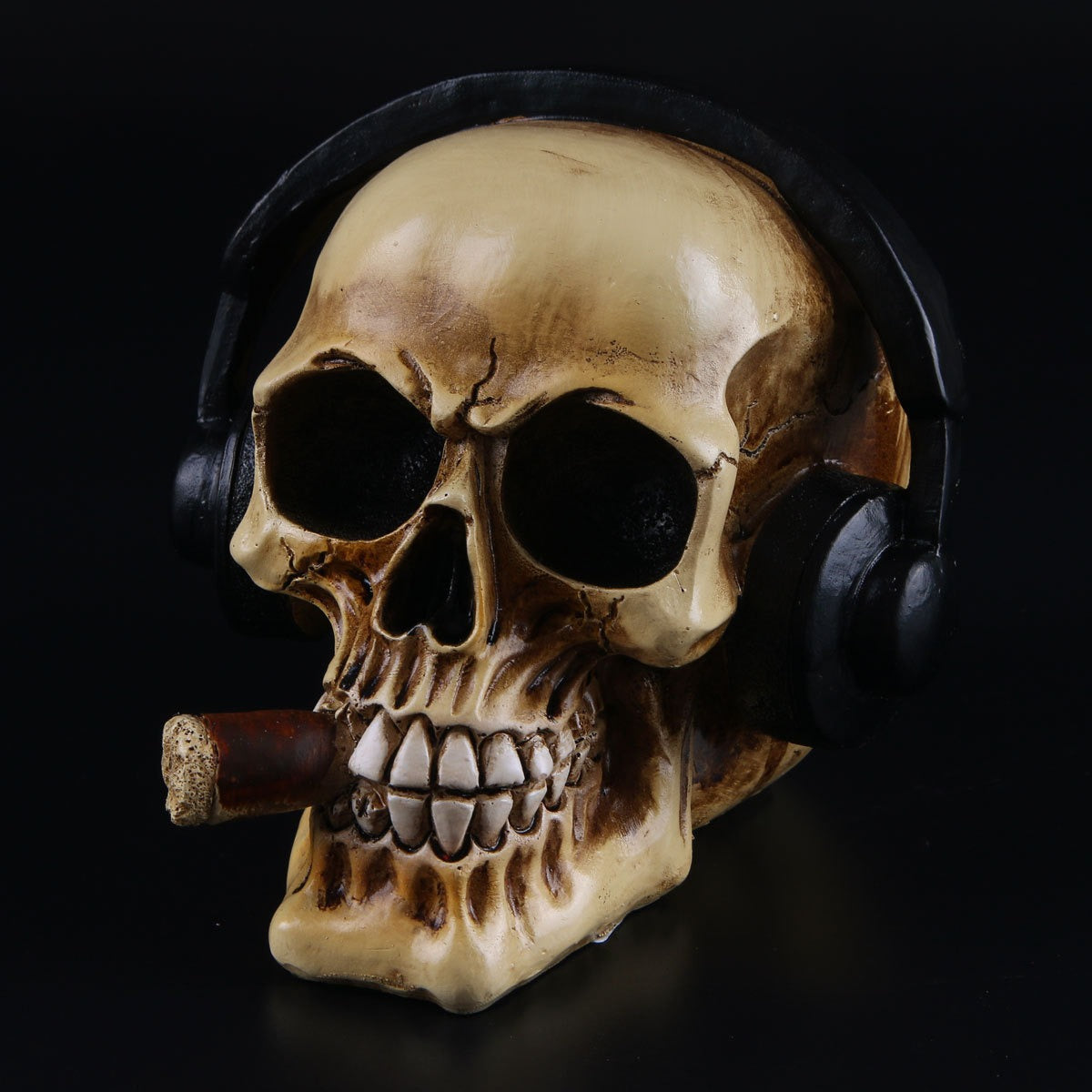 Skull Headphone Decor for Edgy Room Personality Accent