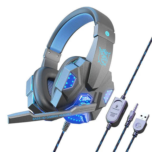 Wired Gaming Headset with 3D Surround Sound