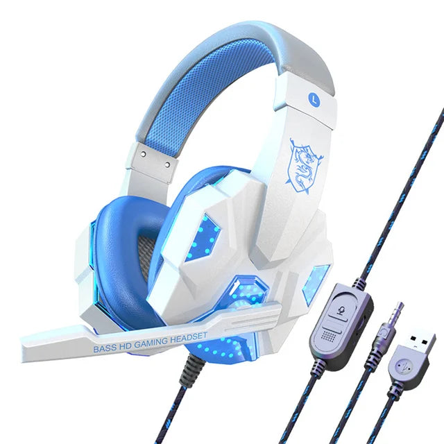 Wired Gaming Headset with 3D Surround Sound